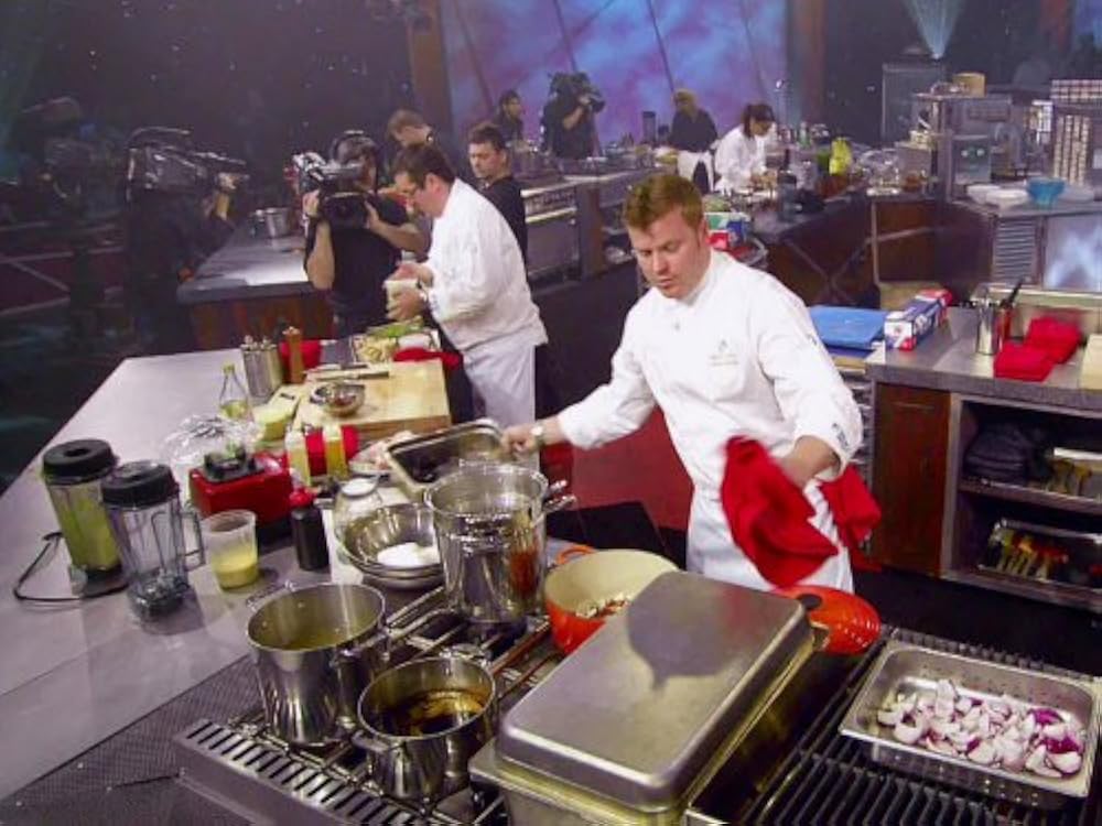 "Iron Chef America The Series" Flay vs. Stein Mussels (TV Episode