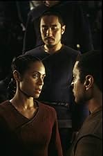 Jada Pinkett Smith, Harry Lennix, and Anthony Brandon Wong in The Matrix Reloaded (2003)