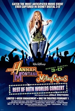 Poster of Hannah Montana and Miley Cyrus: Best of Both Worlds Concert 2008
