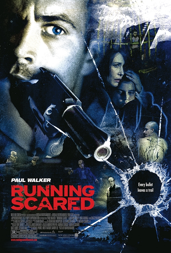 Movie poster for RUNNING SCARED (UA rated)
