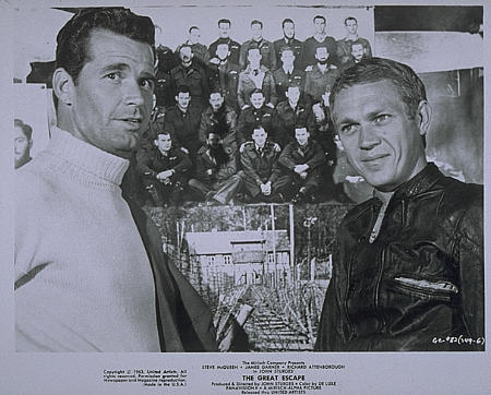 Steve McQueen and James Garner in The Great Escape (1963)