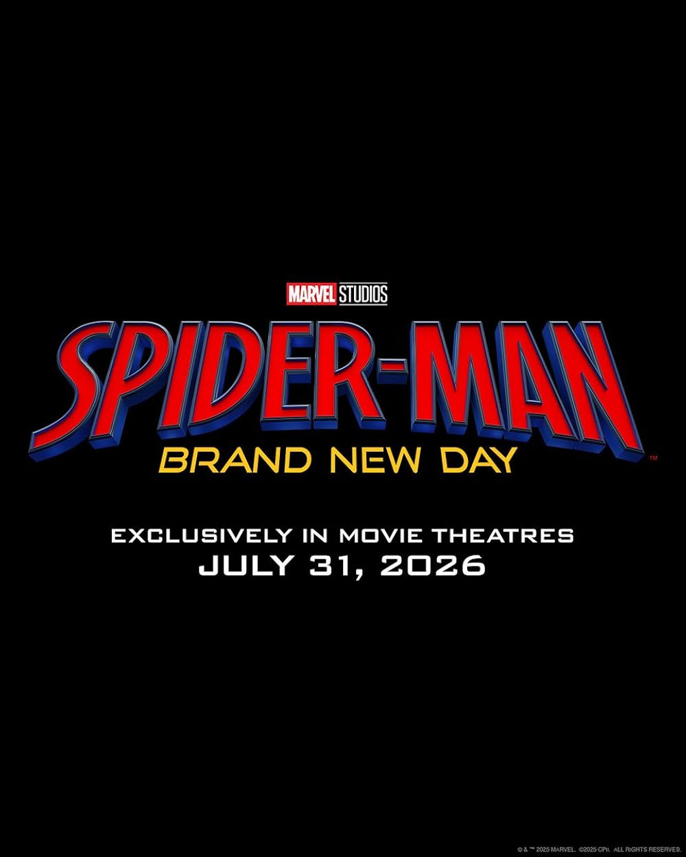 Spider-Man: Brand New Day - Sony Pictures
