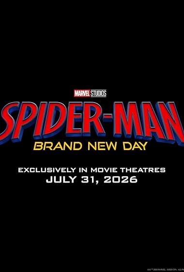 Movie Poster for Spider-Man: Brand New Day.
