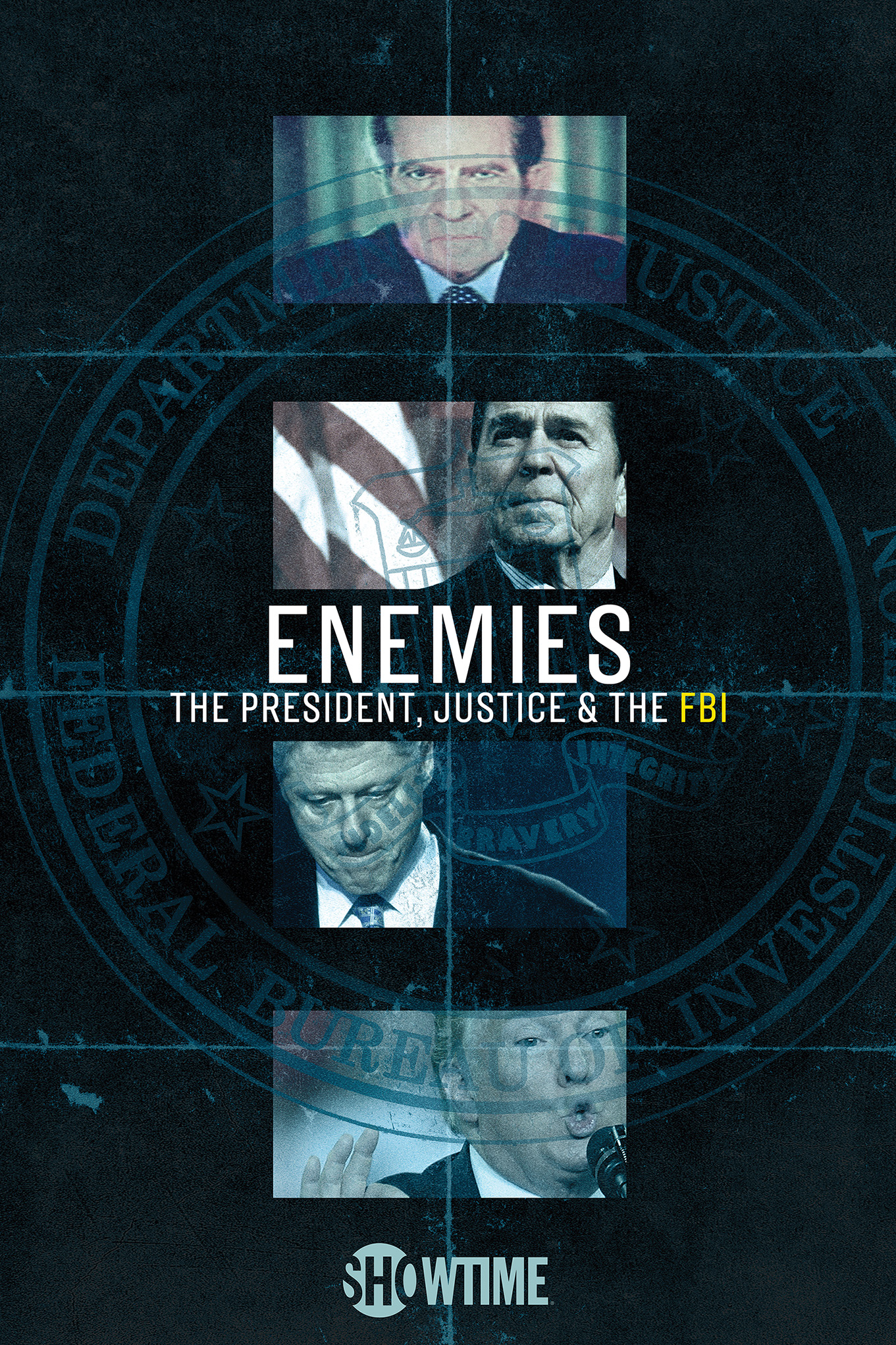 Poster of Enemies: The President, Justice & The Fbi