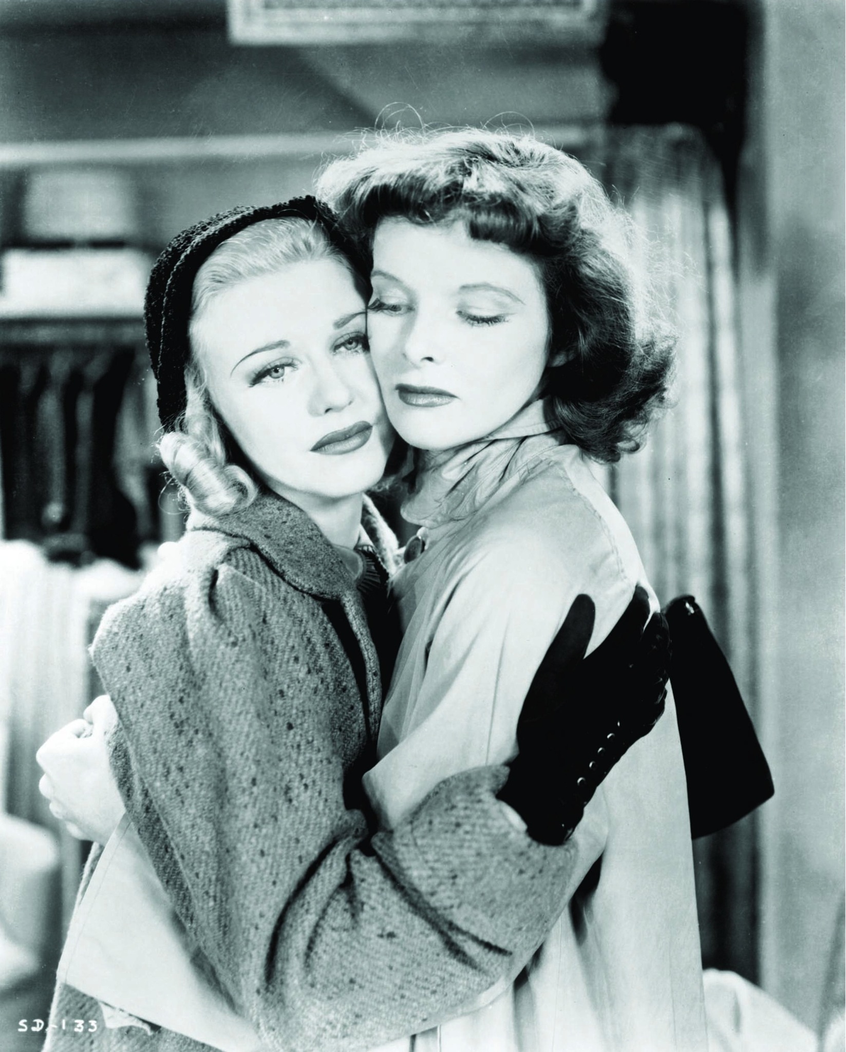 Katharine Hepburn and Ginger Rogers in Stage Door (1937)