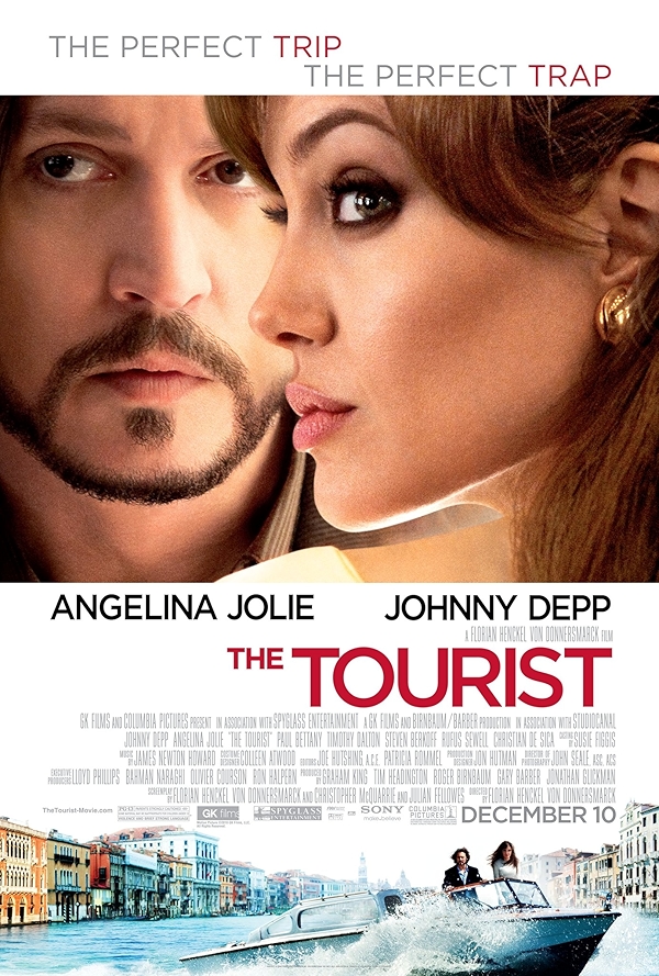 Movie poster for THE TOURIST (UA rated)