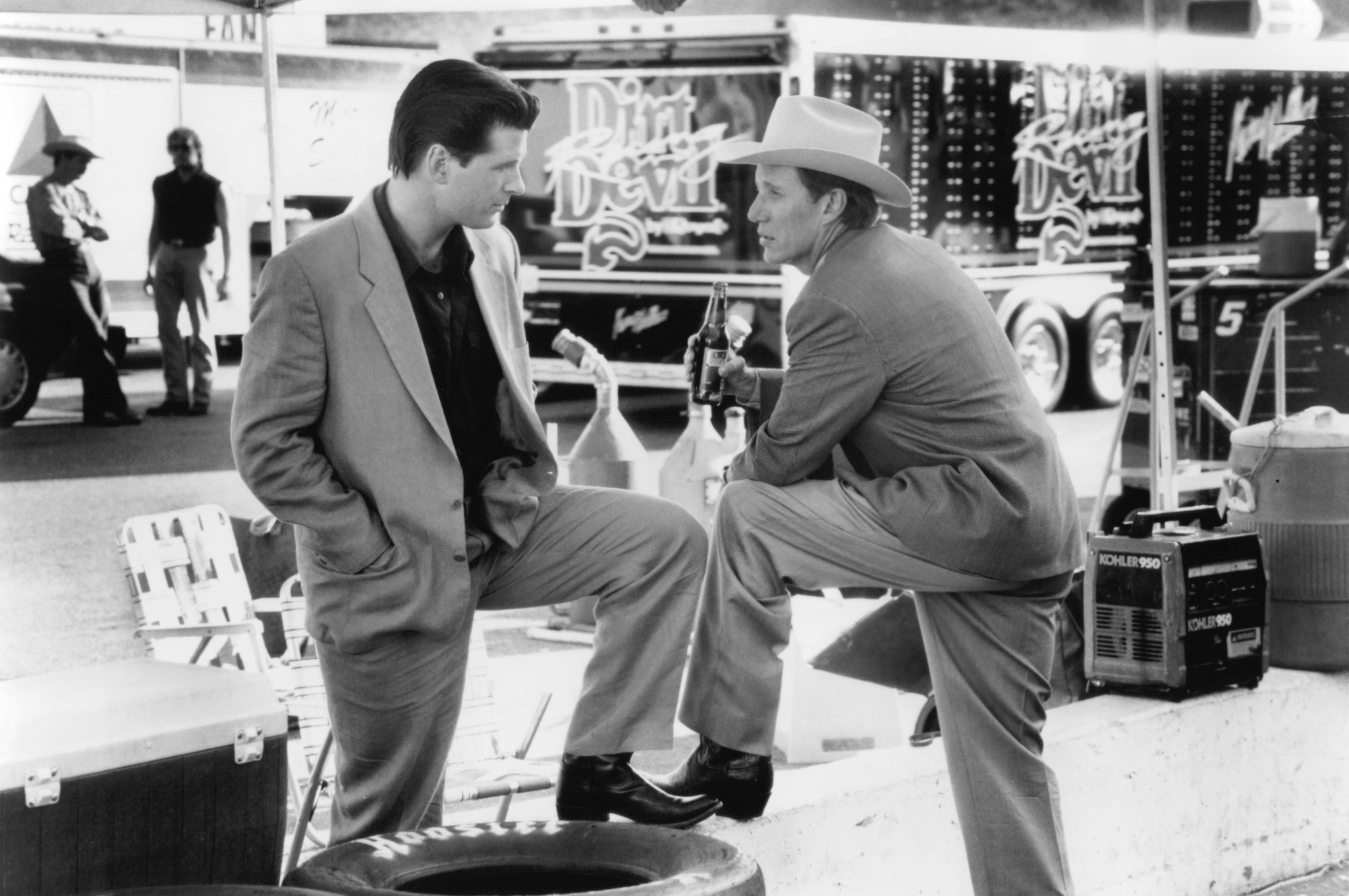 James Woods and Alec Baldwin in The Getaway (1994)