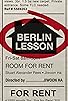 Primary photo for Berlin Lesson Primary photo for Berlin Lesson