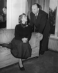 Ingrid Bergman and Alfred Hitchcock in Under Capricorn (1949)