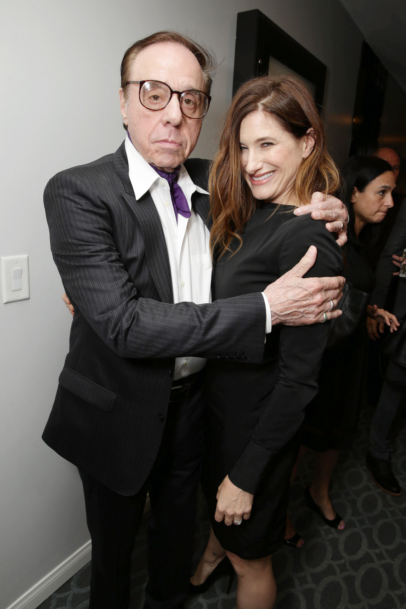 Peter Bogdanovich and Kathryn Hahn at an event for She's Funny That Way (2014)