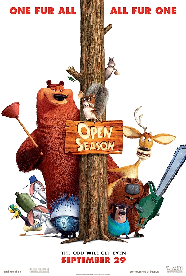 Movie poster for OPEN SEASON (U rated)