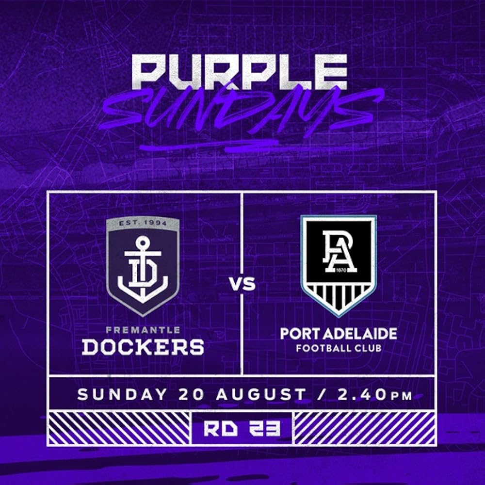 "AFL Sunday" Round 23 Fremantle vs Port Adelaide (TV Episode 2023) IMDb