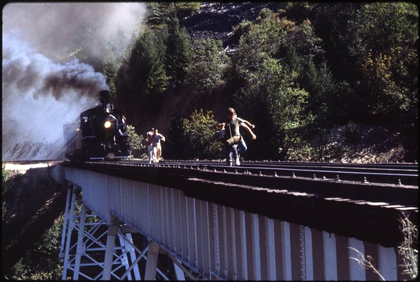 River Phoenix, Corey Feldman, Wil Wheaton, and Jerry O'Connell in Stand by Me: Das Geheimnis eines Sommers (1986)