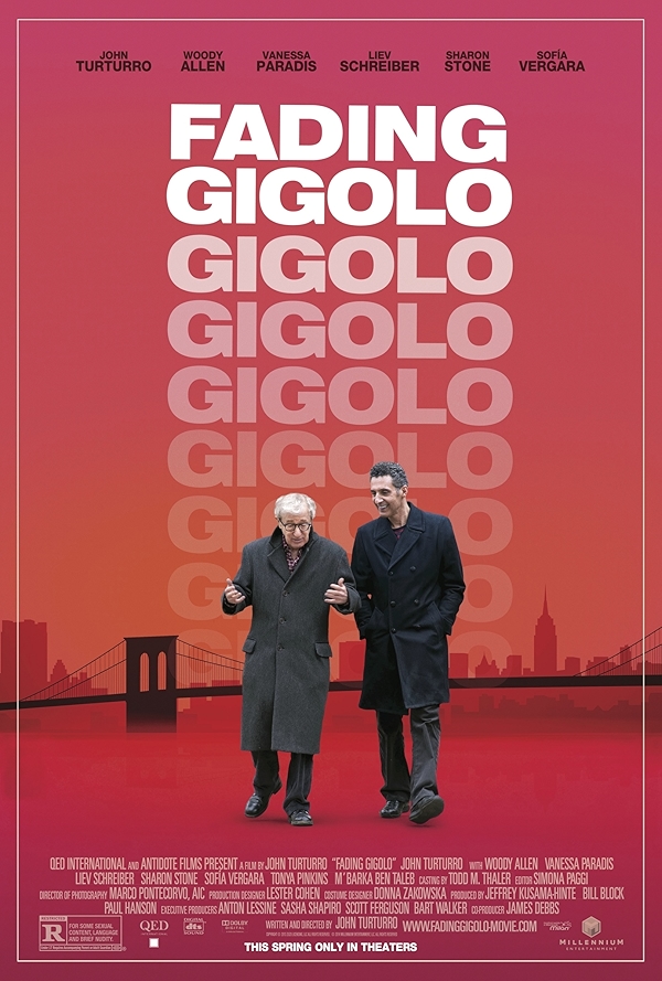 Movie poster for FADING GIGOLO (UA rated)