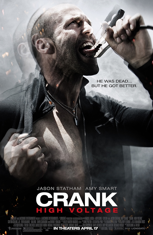 Movie poster for CRANK 2 HIGH VOLTAGE (UA rated)