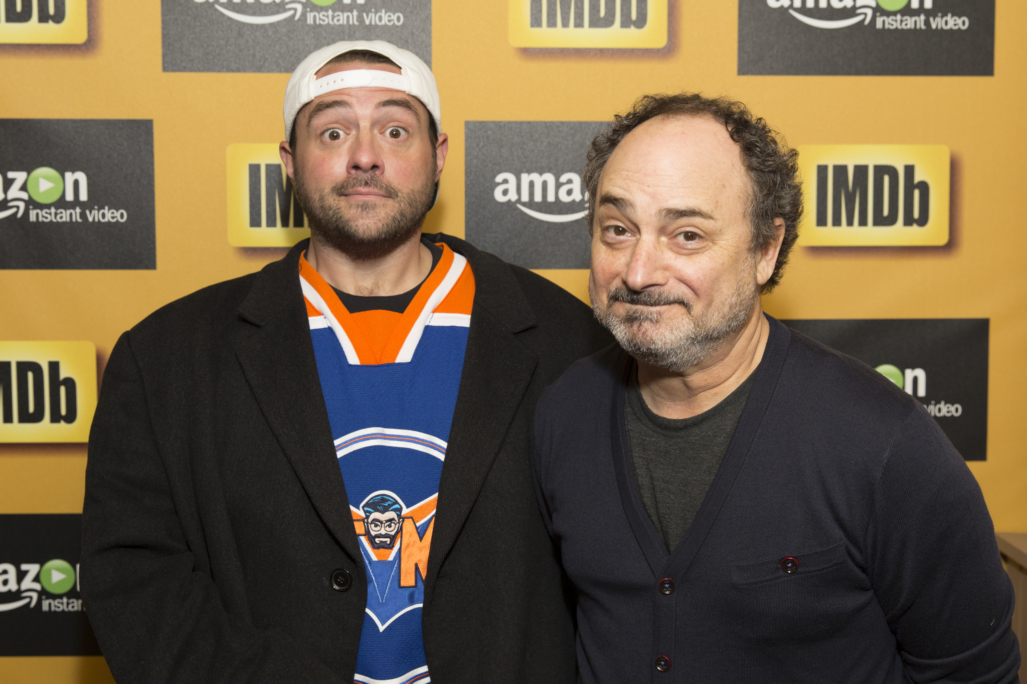 Kevin Pollak and Kevin Smith at an event for The IMDb Studio at Sundance (2015)