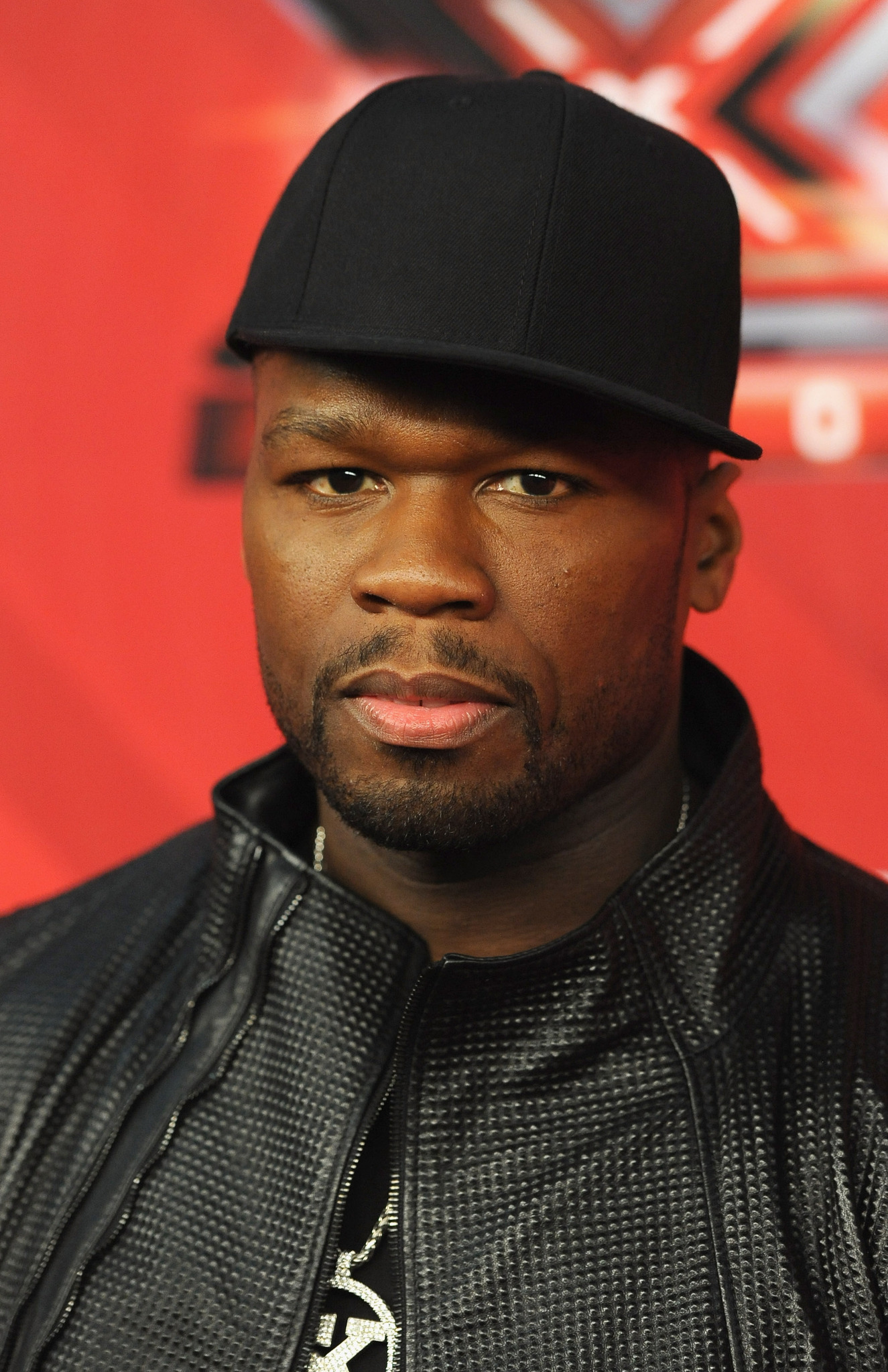 50 Cent at an event for The X Factor (2011)