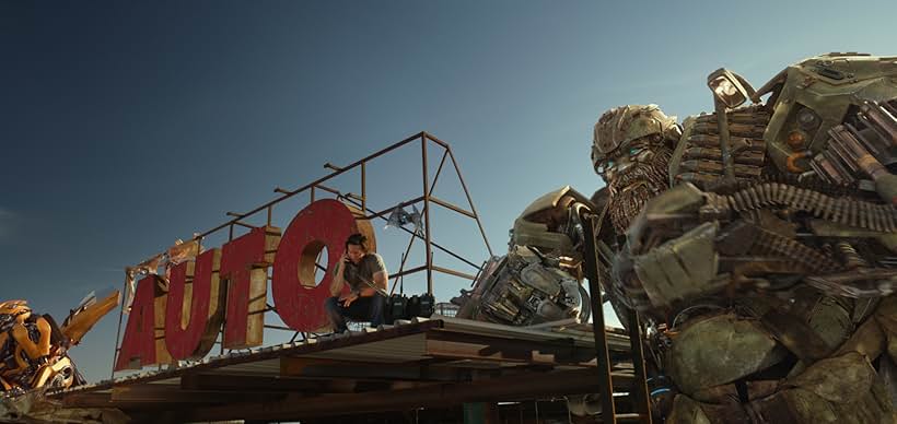 Mark Wahlberg, John Goodman, and Erik Aadahl in Transformers: The Last Knight (2017)