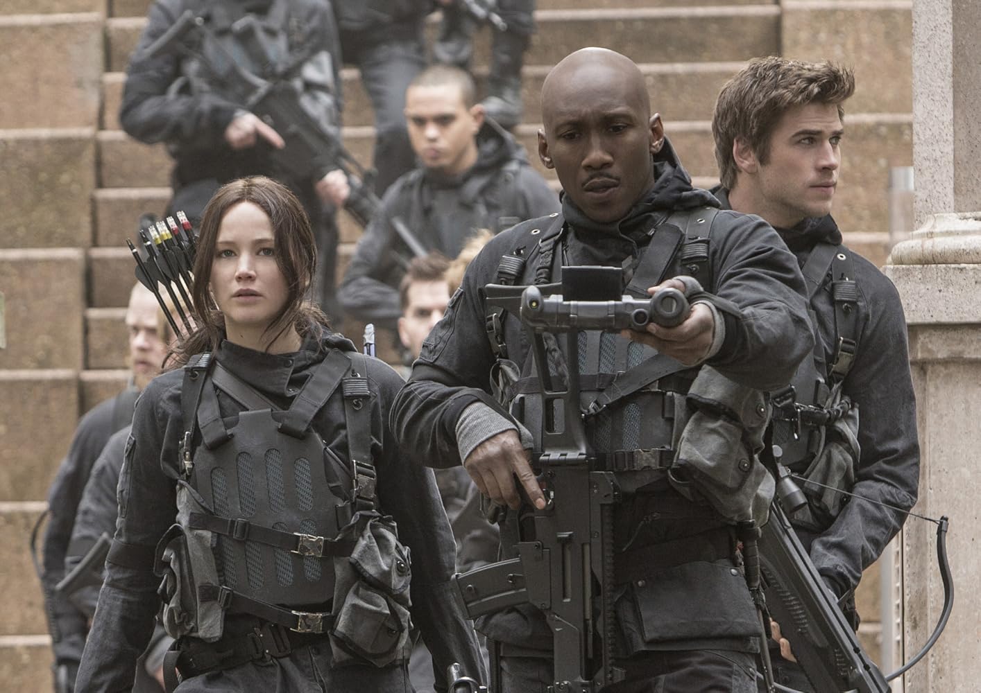 Adegan film The Hunger Games: Mockingjay Part 2.