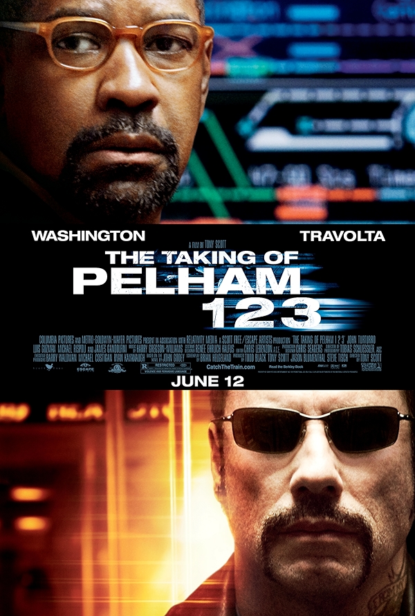 Movie poster for THE TAKING OF PELHAM 123' (UA rated)
