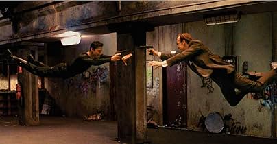 Keanu Reeves and Hugo Weaving in The Matrix (1999)