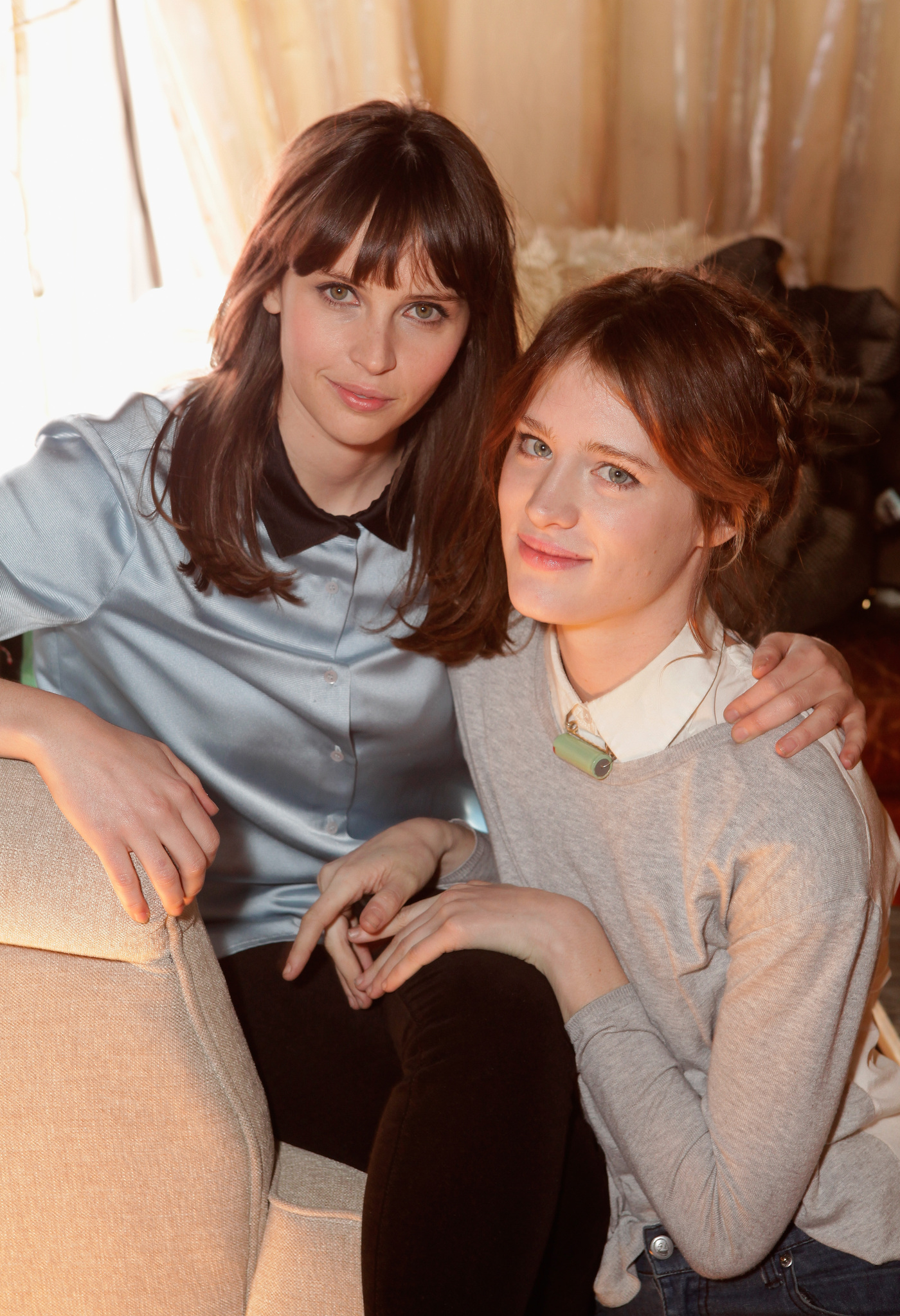 Felicity Jones and Mackenzie Davis