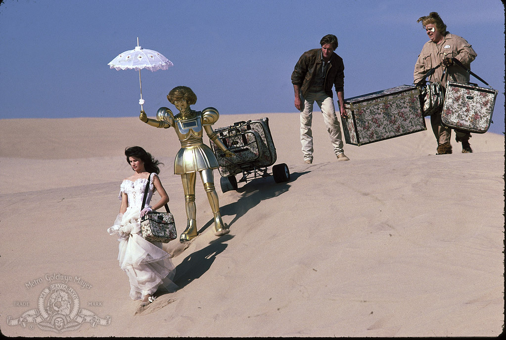 Bill Pullman, John Candy, Joan Rivers, Daphne Zuniga, and Lorene Yarnell Jansson in Spaceballs (1987)