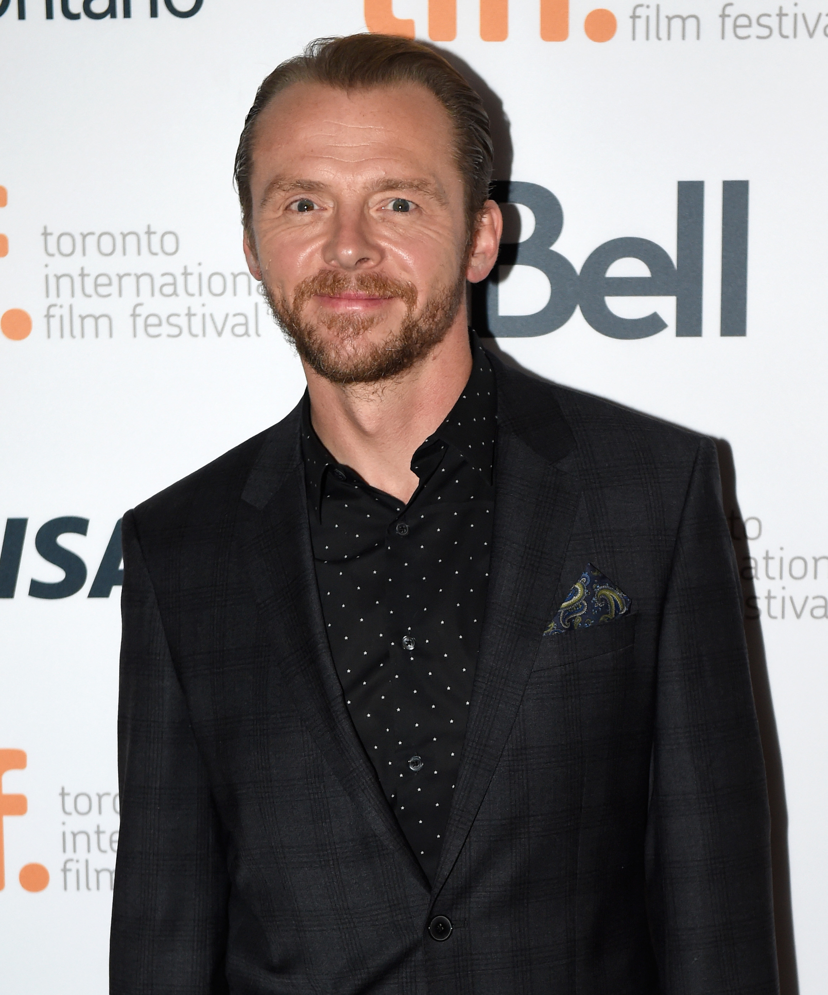 Simon Pegg at an event for Kill Me Three Times (2014)