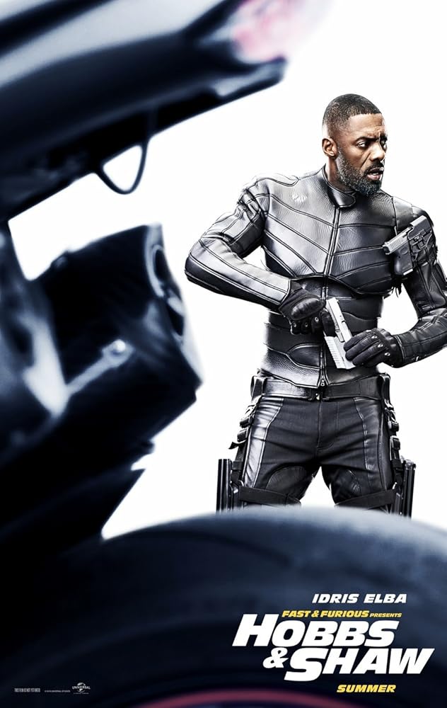 Poster Idris Elba sebagai antagonis di film Hobbs & Shaw.