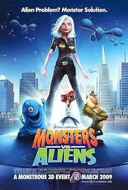 Poster of Monsters vs. Aliens