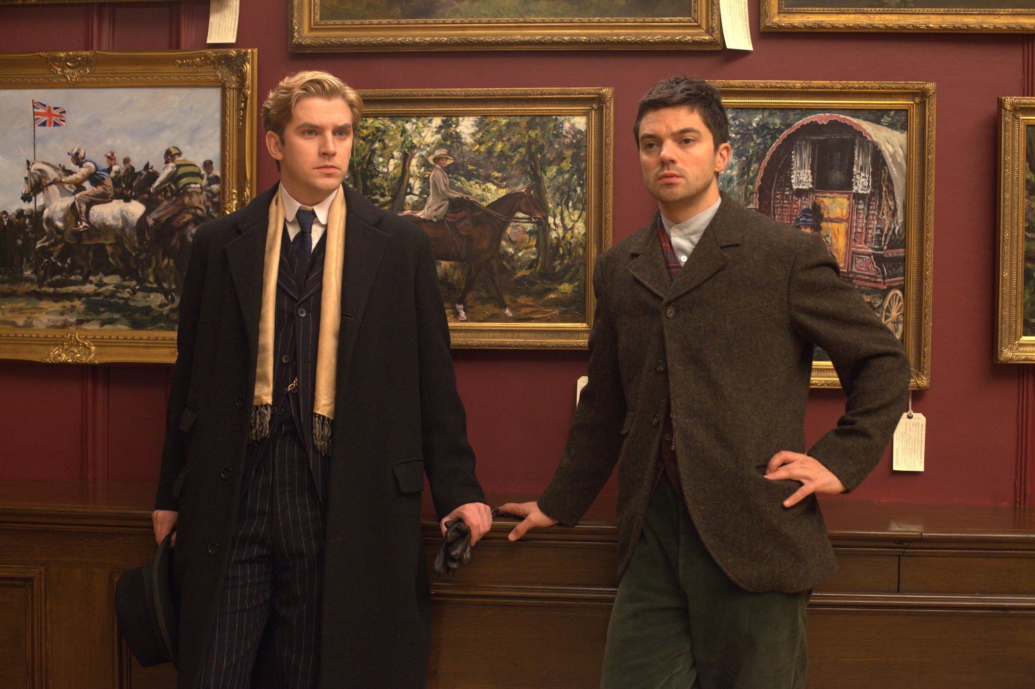 Dominic Cooper and Dan Stevens in Summer in February (2013)