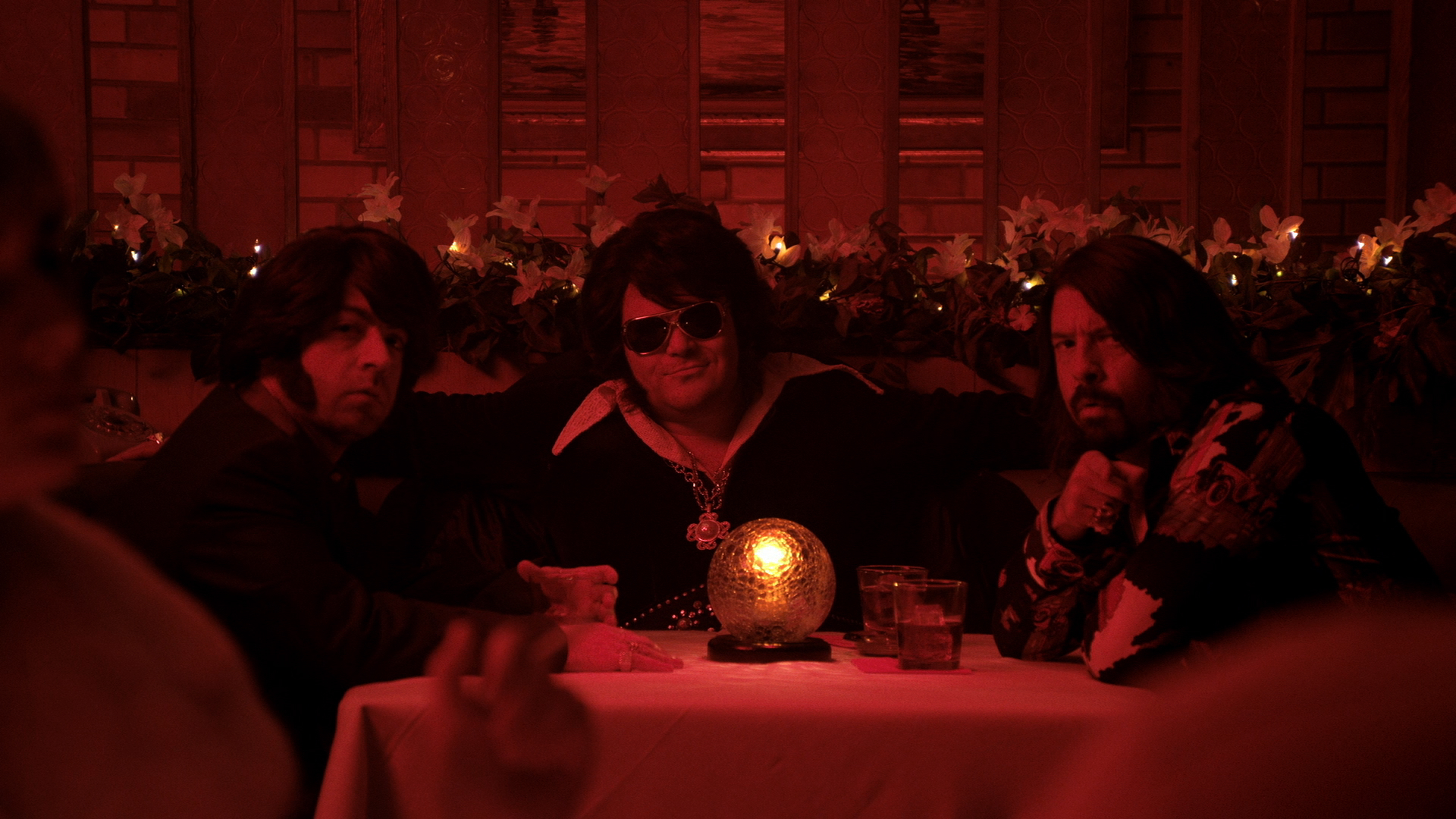 Jack Black, Dave Grohl, and Derek Waters in Drunk History (2013)