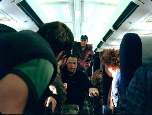 Christian Clemenson, Peter Hermann, and Cheyenne Jackson in United 93 (2006)