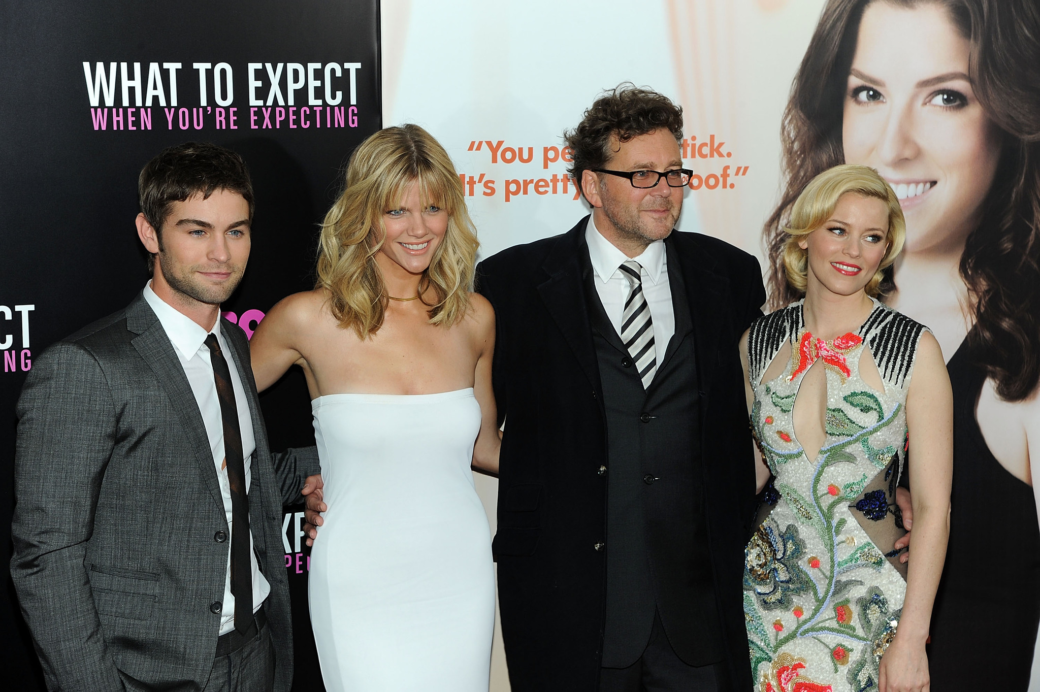 Elizabeth Banks, Kirk Jones, Chace Crawford, and Brooklyn Decker at an event for What to Expect When You're Expecting (2012)