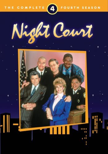 Harry Anderson, John Larroquette, Richard Moll, Markie Post, Charles Robinson, and Marsha Warfield in Night Court (1984)