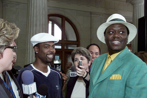 Chris Rock and Bernie Mac at an event for Head of State (2003)