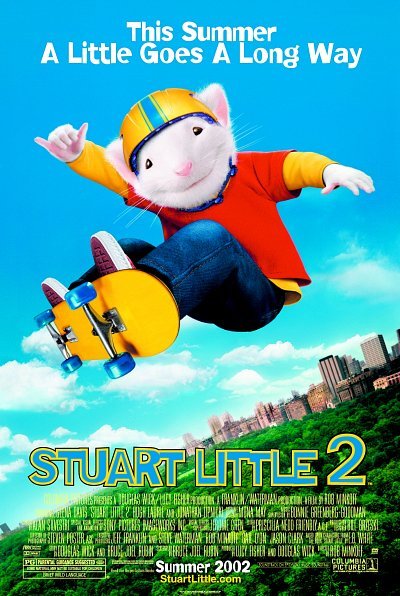 Movie poster for STUART LITTLE 2 (U rated)