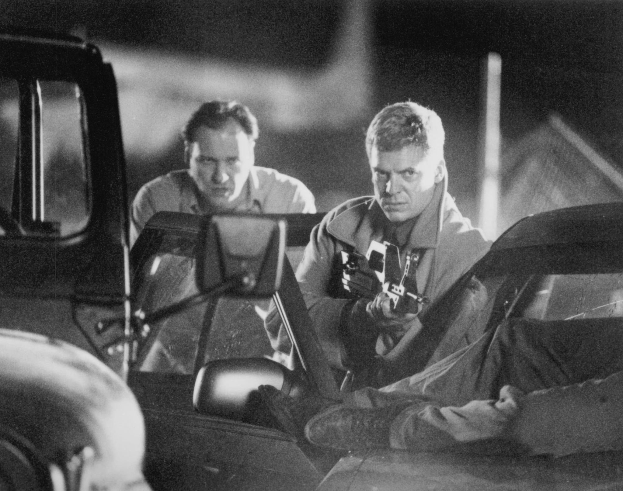 James Gandolfini and Christopher McDonald in Terminal Velocity (1994)