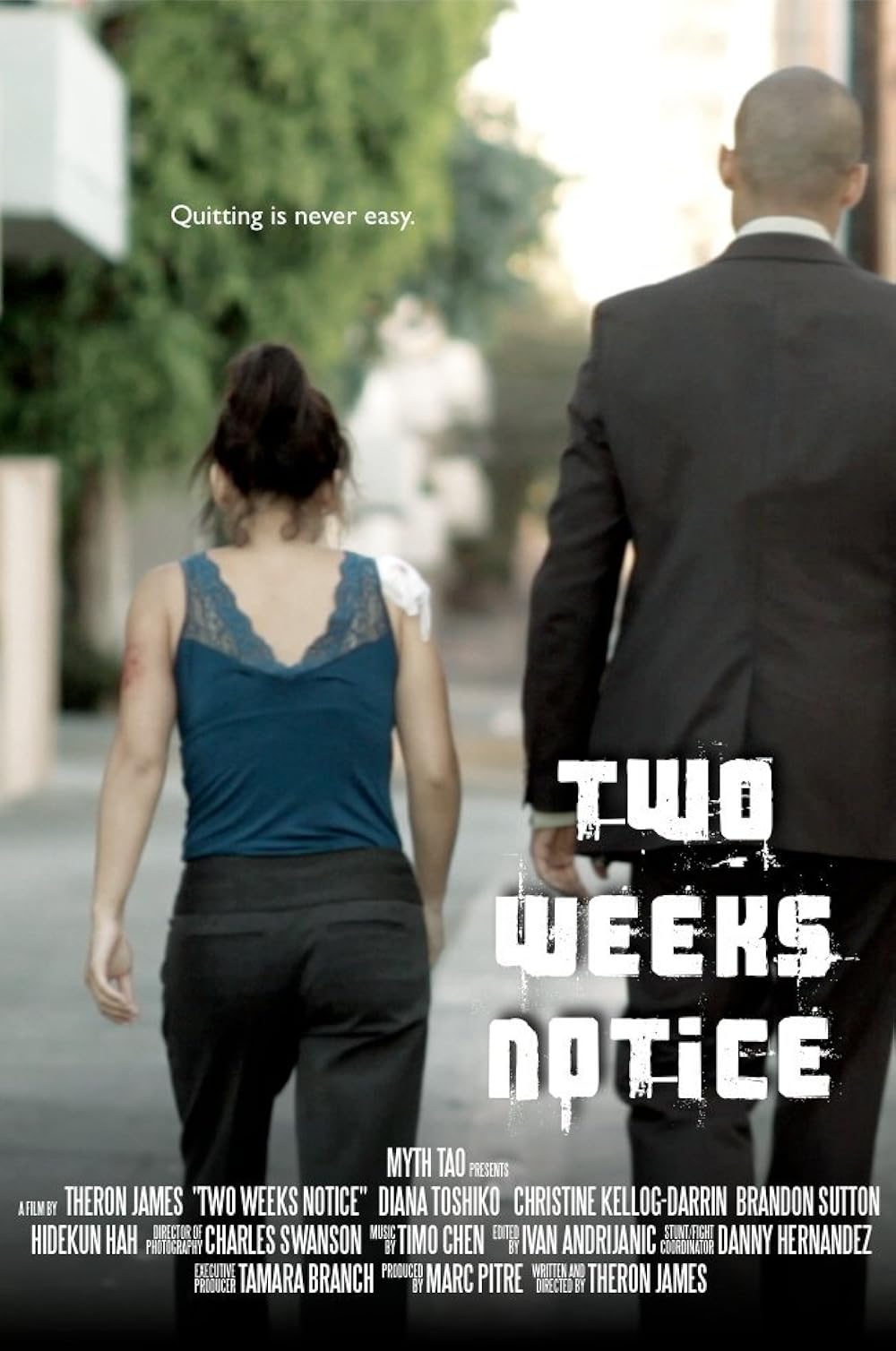 Two weeks notice cover. A good two weeks. Fortnight two weeks. A good two weeks. A good two weeks.