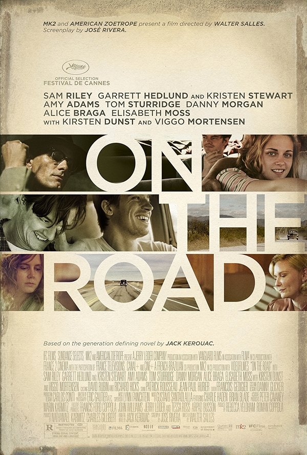 Movie poster for ON THE ROAD (A rated)