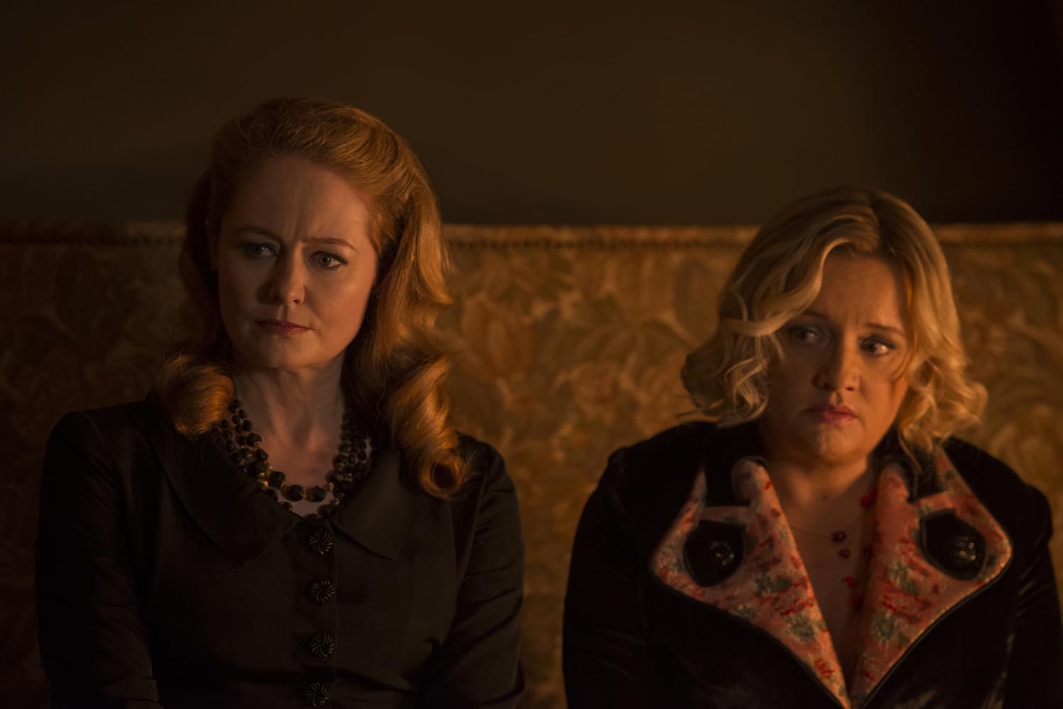 Miranda Otto and Lucy Davis in Chilling Adventures of Sabrina (2018)