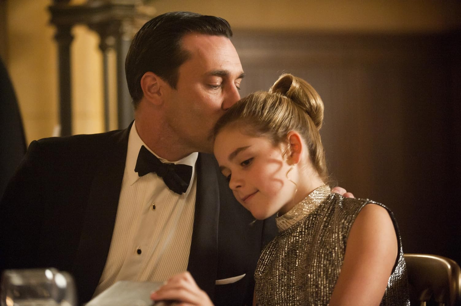 Jon Hamm and Kiernan Shipka in Mad Men (2007)