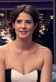 Primary photo for Cobie Smulders Wears a Black & White Strapless Dress