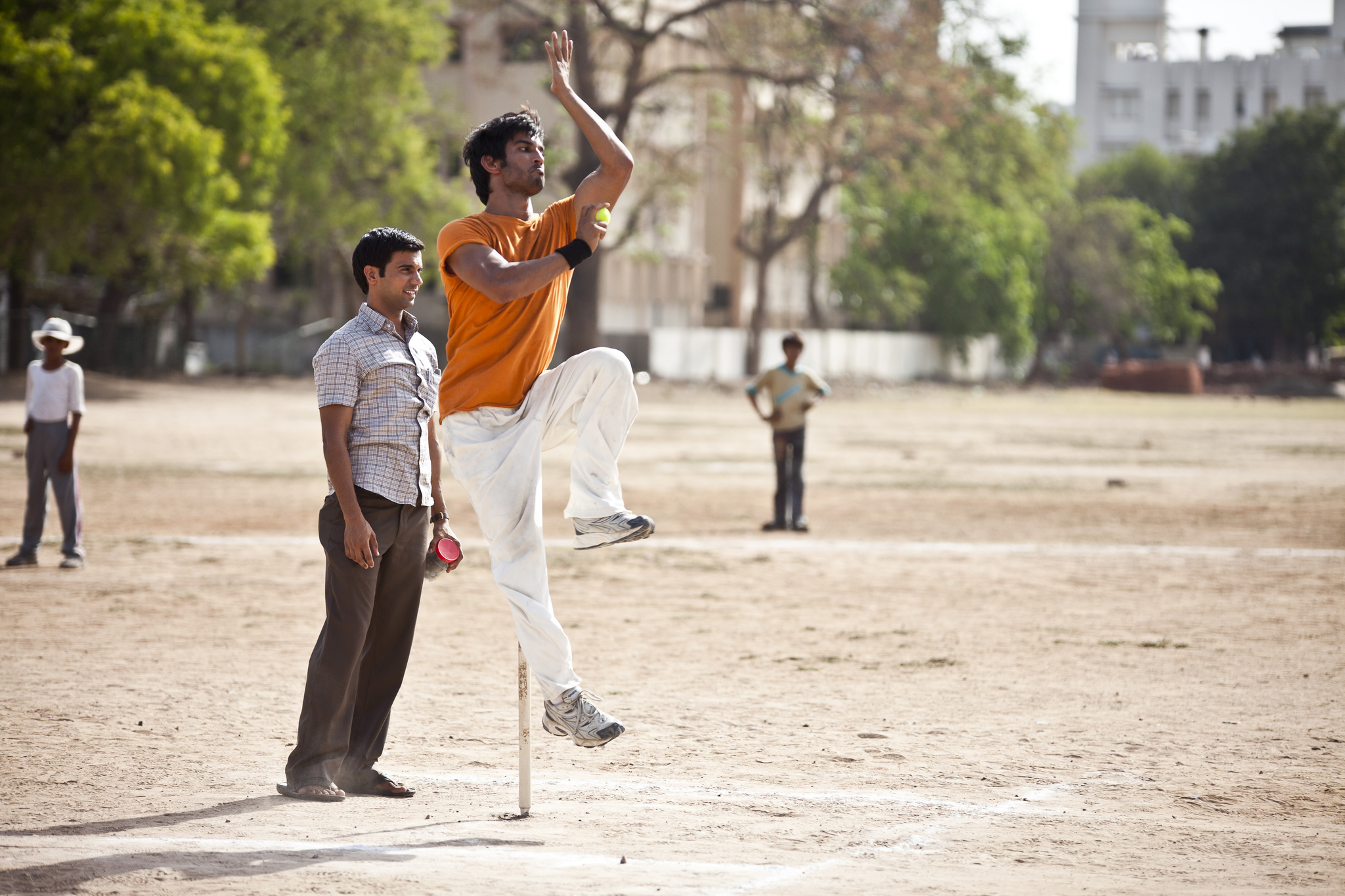 Sushant Singh Rajput and Rajkummar Rao in Kai Po Che (2013)