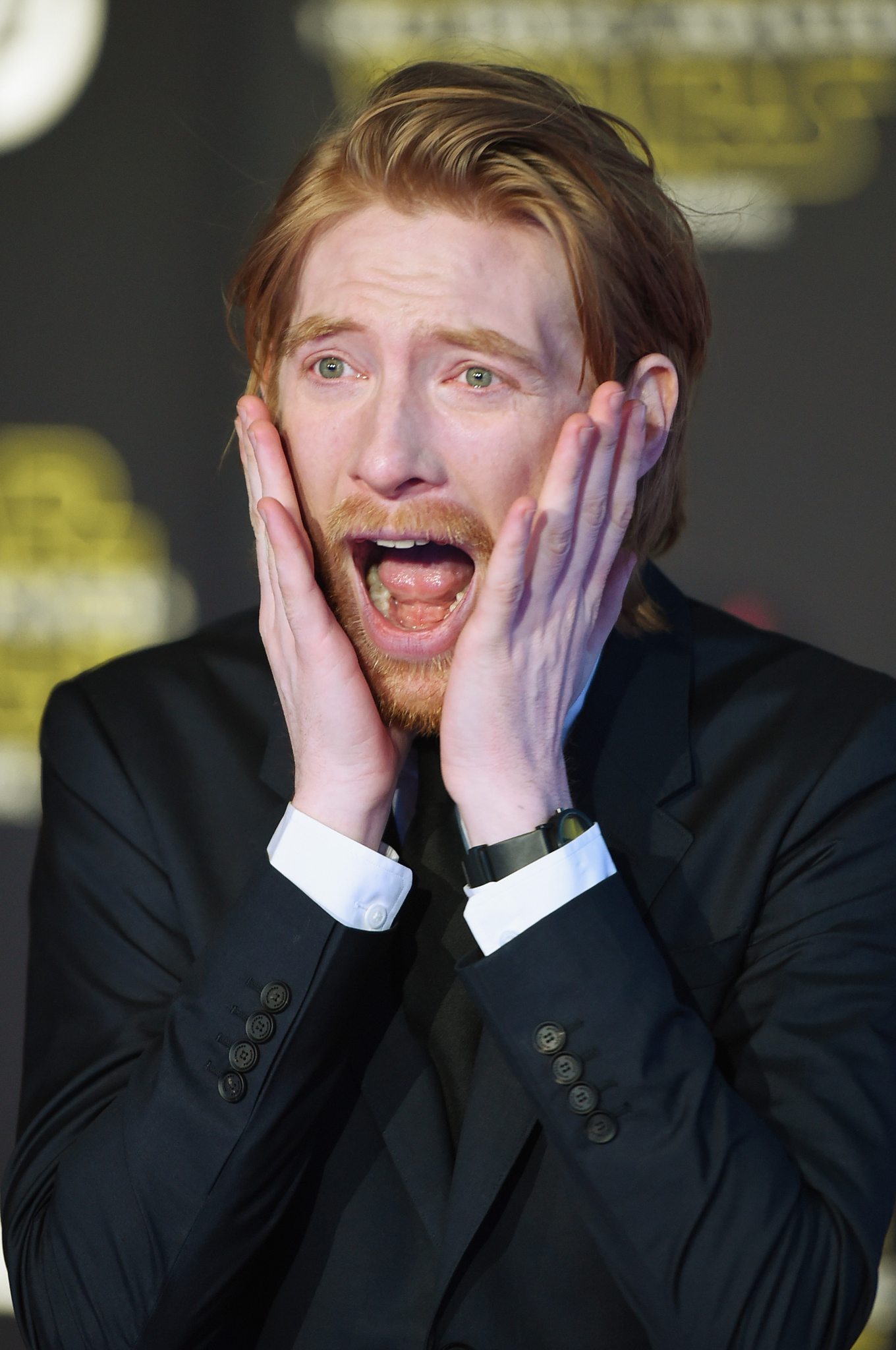 Domhnall Gleeson at an event for Star Wars: Episode VII - The Force Awakens (2015)