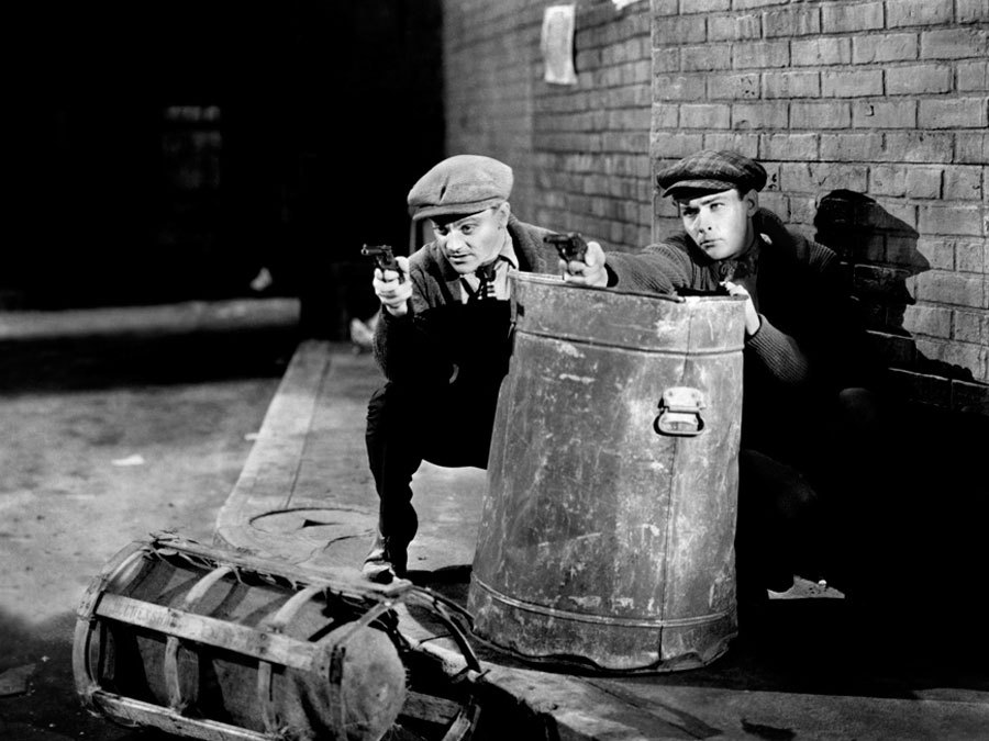 James Cagney and Edward Woods in The Public Enemy (1931)