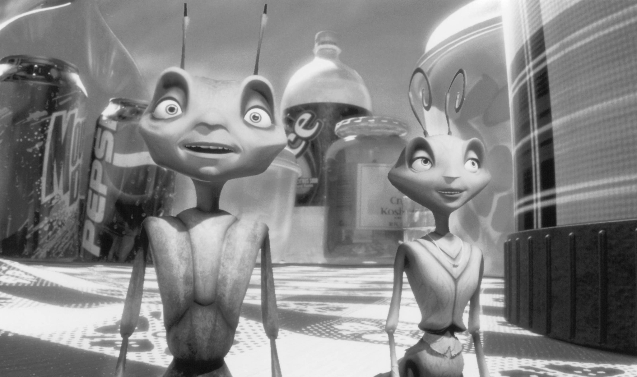 Woody Allen and Sharon Stone in Antz (1998)