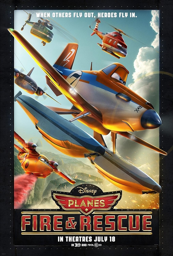 Movie poster for PLANES: FIRE AND RESCUE (U rated)