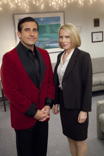 Steve Carell and Amy Ryan in The Office (2005)