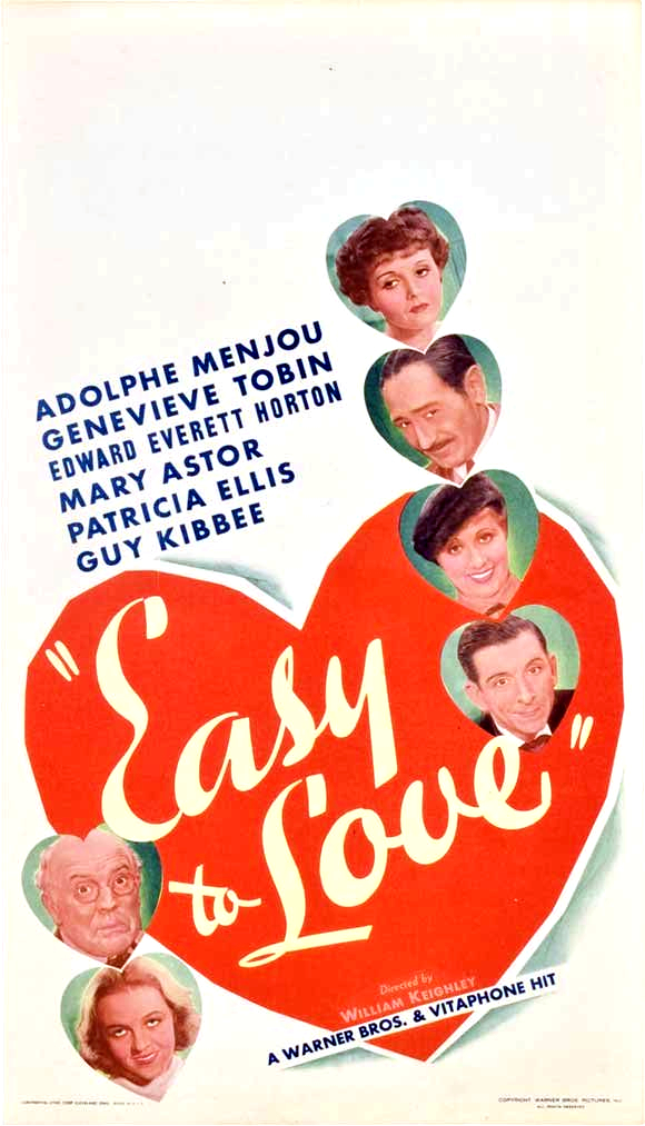 Mary Astor, Edward Everett Horton, Patricia Ellis, Guy Kibbee, Adolphe Menjou, and Genevieve Tobin in Easy to Love (1934)